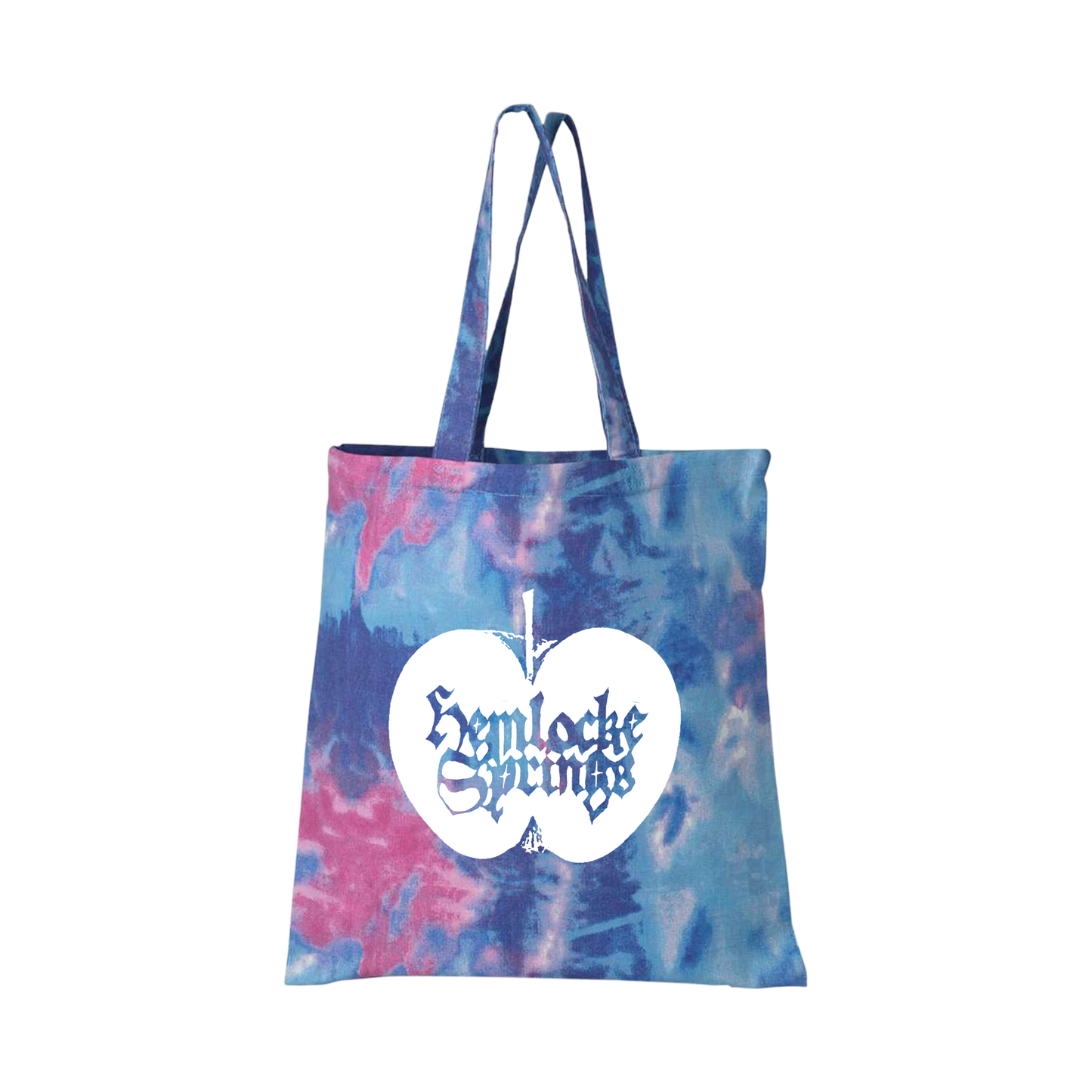 Apple Keyhole Tie Dye Totebag